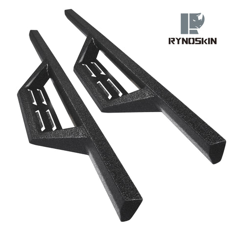 RYNOSKIN running boards Compatible with 2018-2024 Jeep Wrangler JL Nerf Bars Off Road Step Bars 2 Door jeep wrangler jl accessories running boards & steps (2pcs)