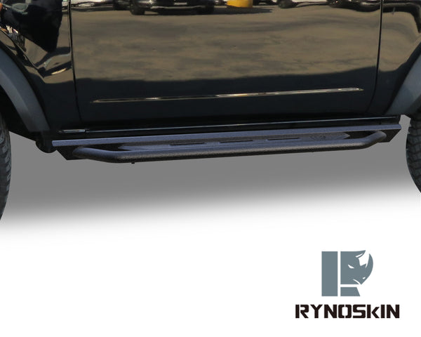 RYNOSKIN Running Boards Fits 2021-2024 Ford Bronco 2 Door Heavy Duty Off Road Side Steps SUV Steel Nerf Bars Step Rails Fine Texture Black